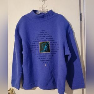 Purple Sweatshirt‎ The Limited sz. Medium